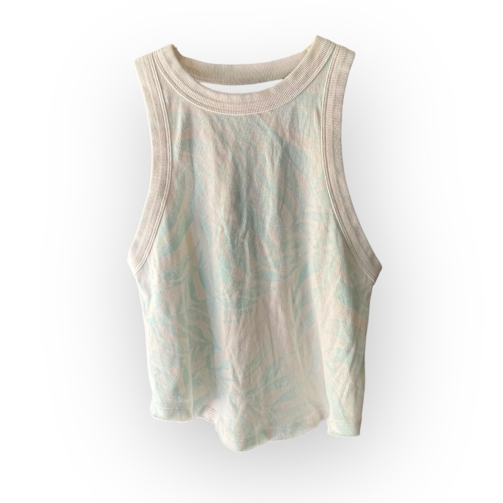 Women's Cream Sleeveless Top